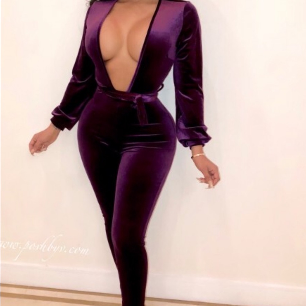 Velvet bodysuit